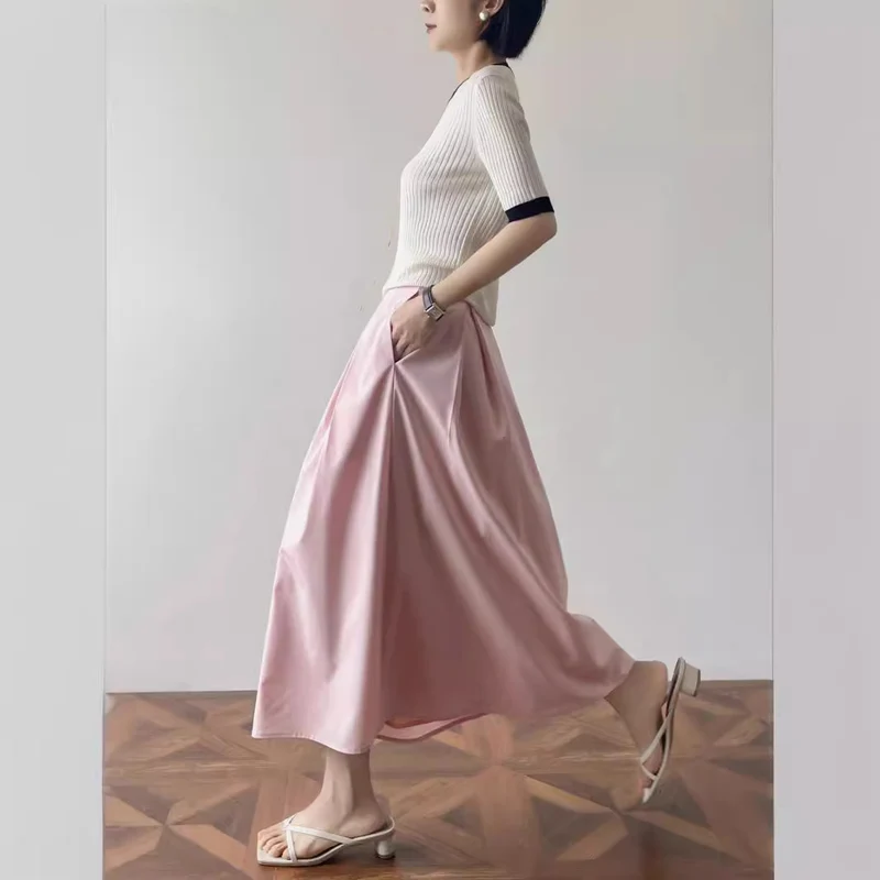 Damen Elegante und lässige Midi-Bluse mit Knopfdetail Nord Taschen