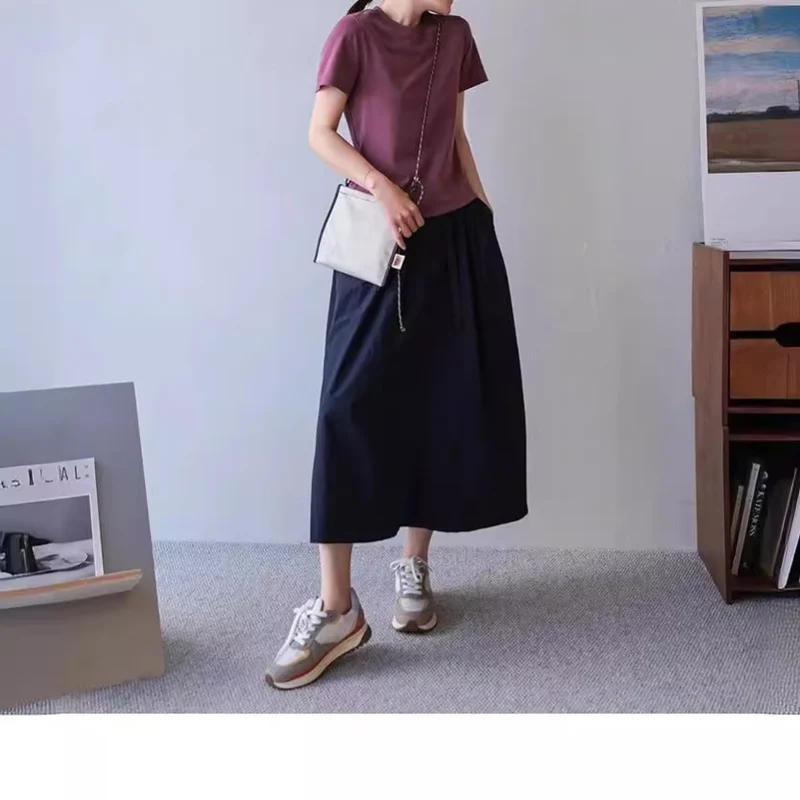 Damen Elegante und lässige Maxiskirt Nord Taschen