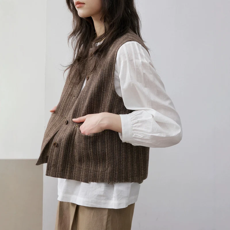 Damen Elegante und lässige Denimbluse Nord Taschen
