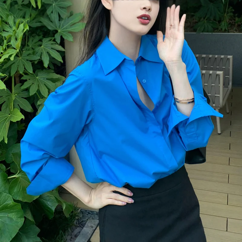 Damen Elegante und lässige Bluse Nord Taschen