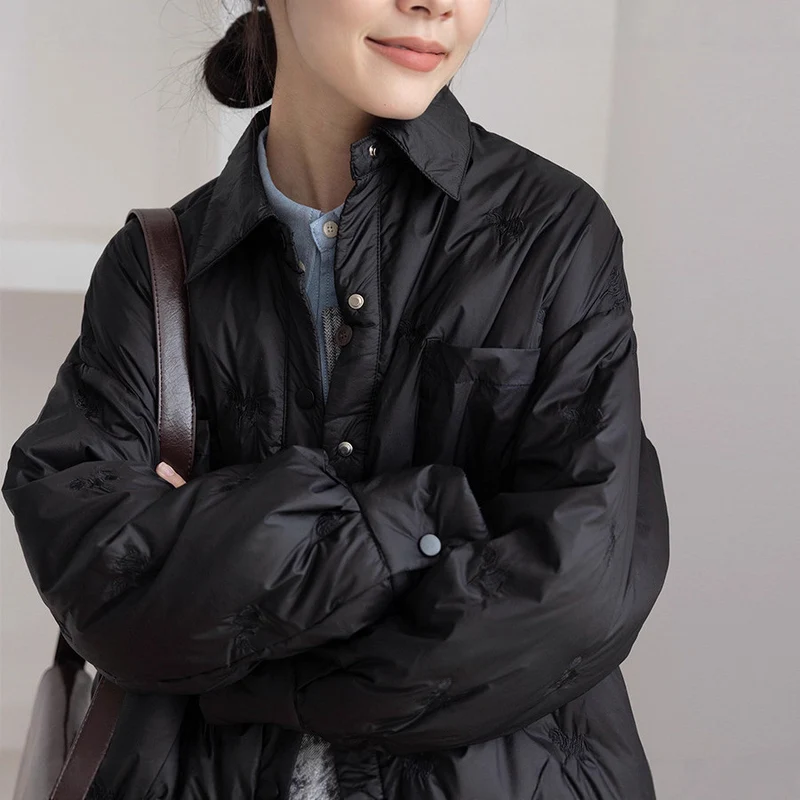 Damen elegante und gefütterte Übergangsjacke Nord Taschen