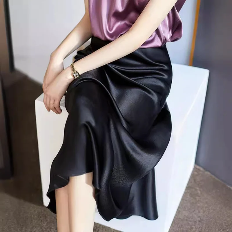 Damen Elegante und fließende Bluse mit Streifen Nord Taschen