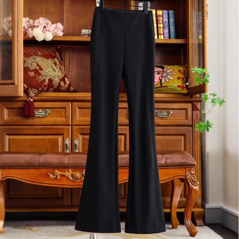 Damen Elegante und figurbetonte Palazzo-Hose Nord Taschen