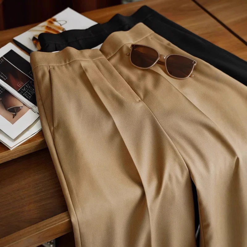 Damen Elegante und bequeme weite Stoffhose Nord Taschen