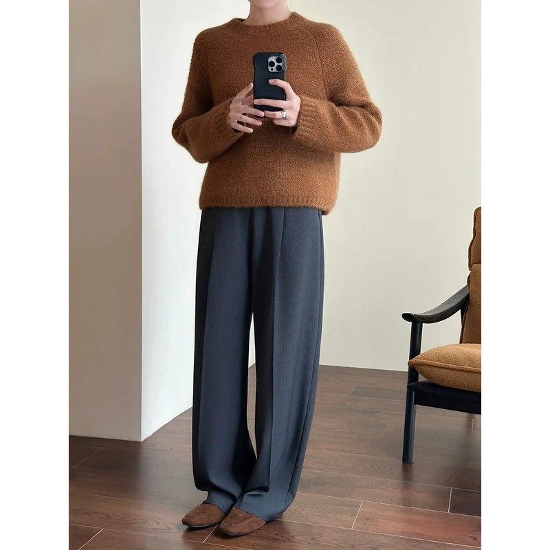 Damen Elegante und bequeme weite Anzughose Nord Taschen