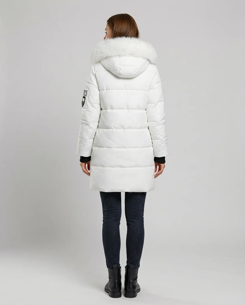 Winddichter Damen Puffermantel Warm