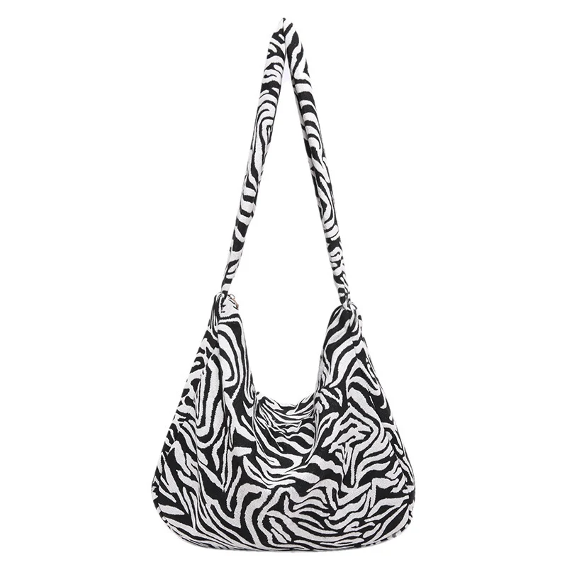 Damen trendy Beuteltasche im Zebra-Design Nord Taschen
