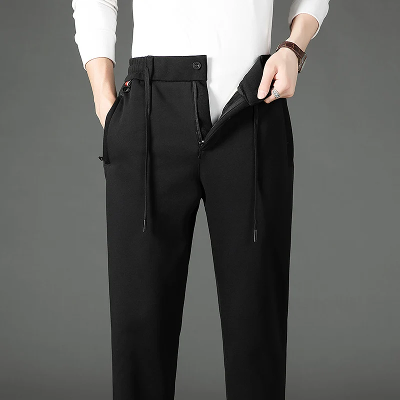 Herren Thermo-Jogginghose mit Teddyfutter, elastischem Bund und Reißverschlusstaschen Nord Taschen