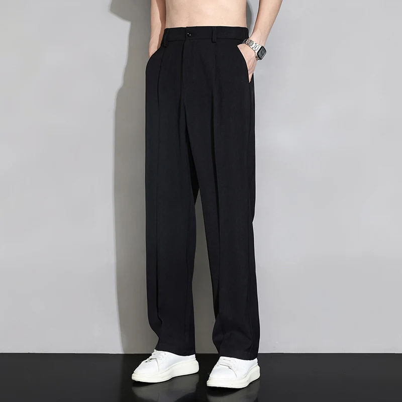 Herren Elegante und bequeme Bundfalten-Hose