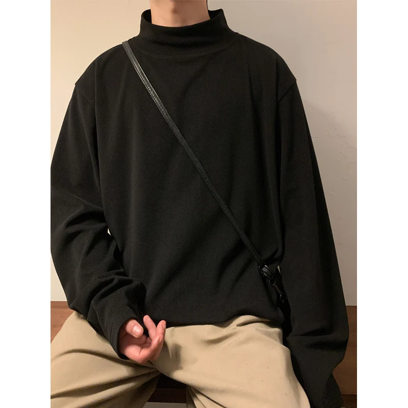Herren Lässiger Rollkragen Pullover Nord Taschen