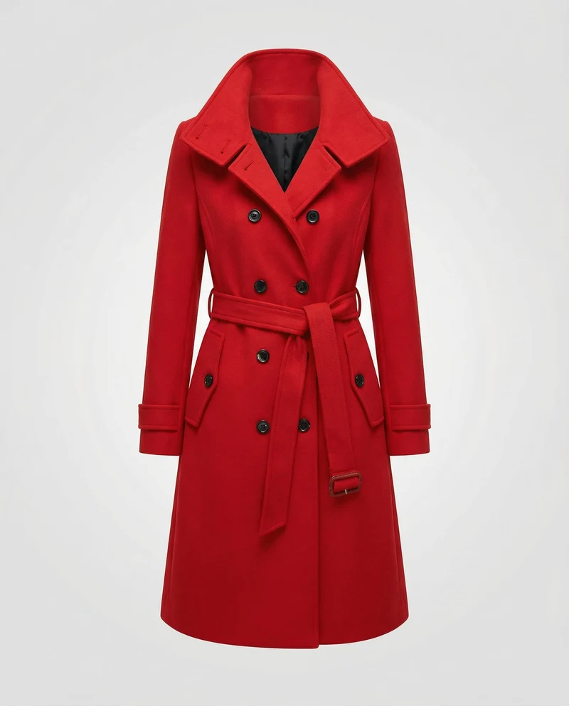 Warmer Damen Trenchcoat Elegant
