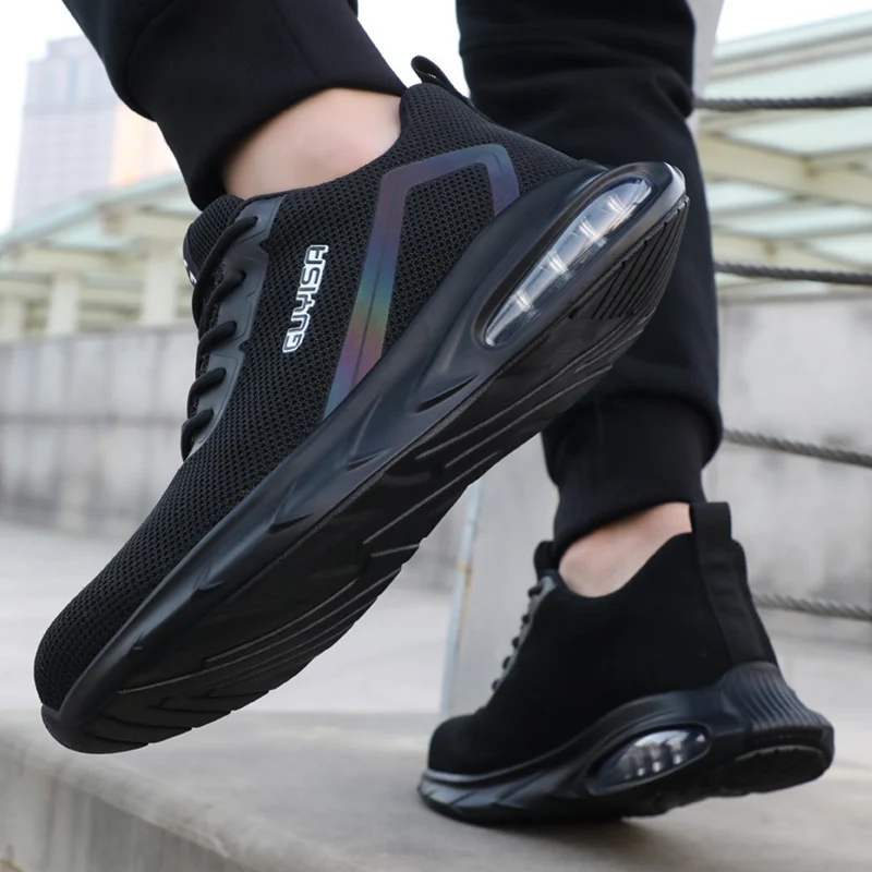 Stoßdämpfende Sicherheitsschuhe mit Luftkissen