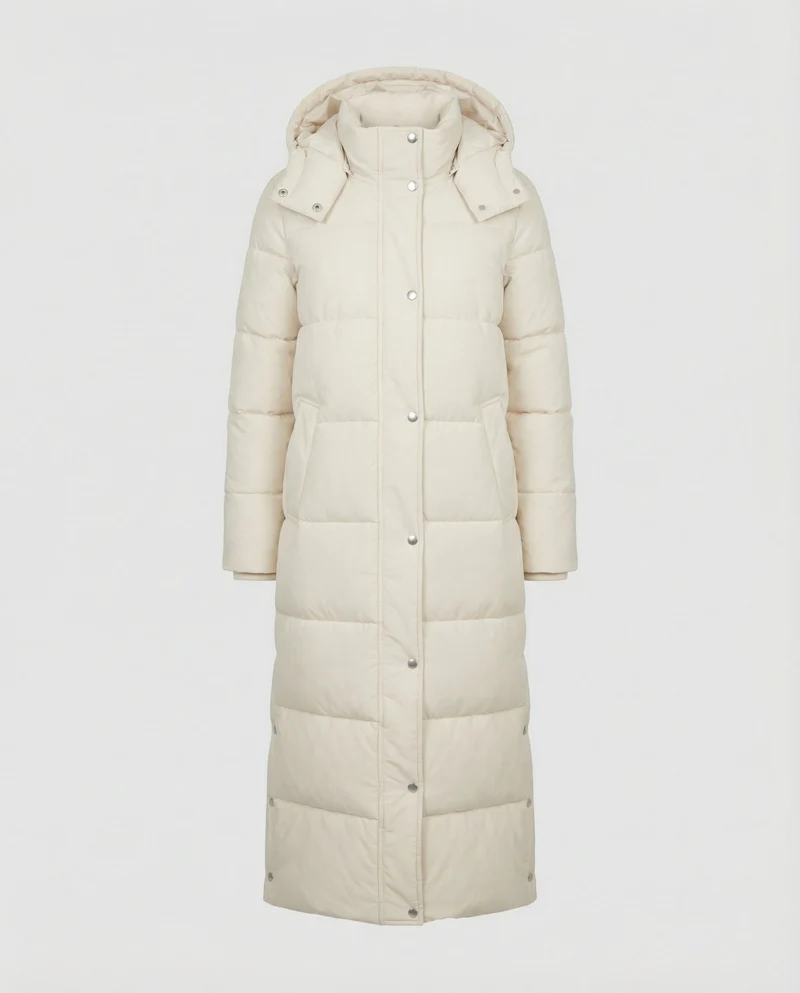 Extra Lange Damen Steppjacke - Arvani