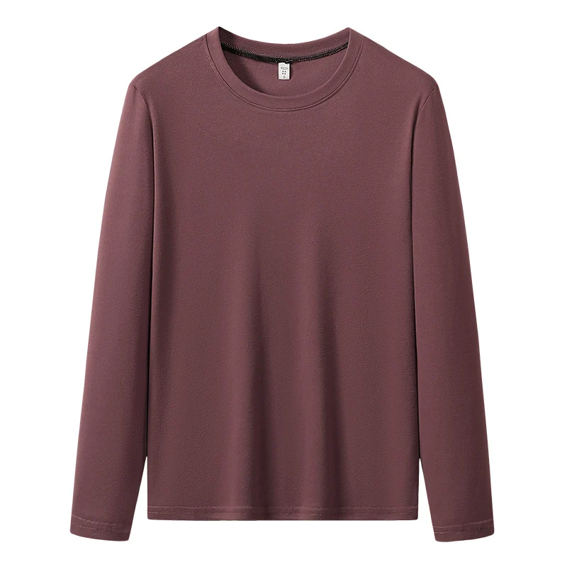 Herren Langärmeliges Rundhals-Basicsweatshirt aus weichem Baumwollmix Nord Taschen