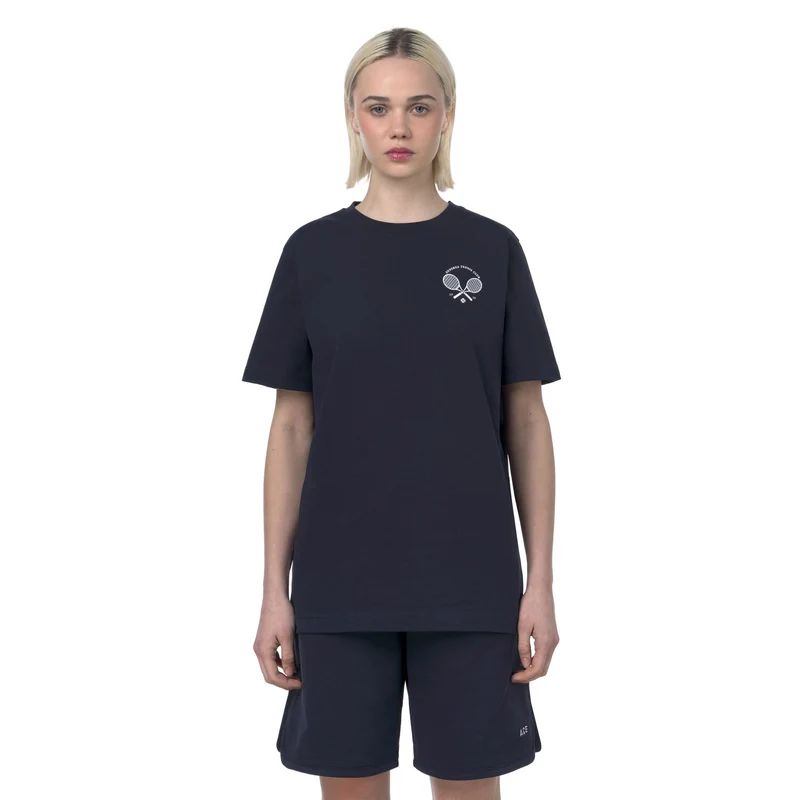 TENNIS CLUB T-SHIRT - T-Shirts & Top - T-Shirt - Unisex - Blue Navy-White Avorio Tennis Club