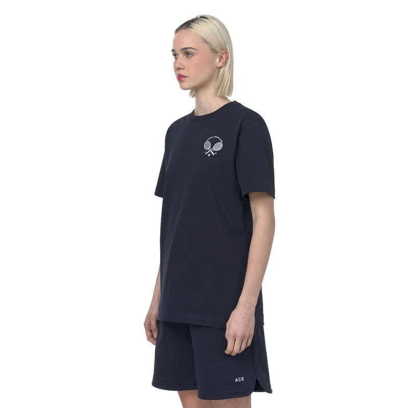 TENNIS CLUB T-SHIRT - T-Shirts & Top - T-Shirt - Unisex - Blue Navy-White Avorio Tennis Club