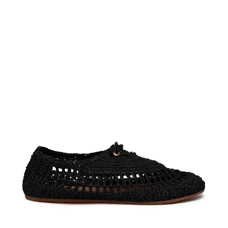 3021 CROCHET BALLERINA - Ballerine - Ballerina - Woman - Black
