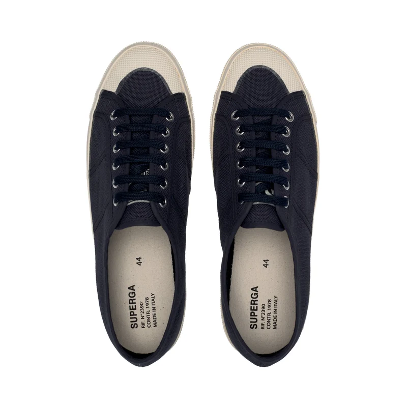 2390 MADE IN ITALY - Le Superga - Low Cut - Unisex - Blue Grey Dk-FAvorio