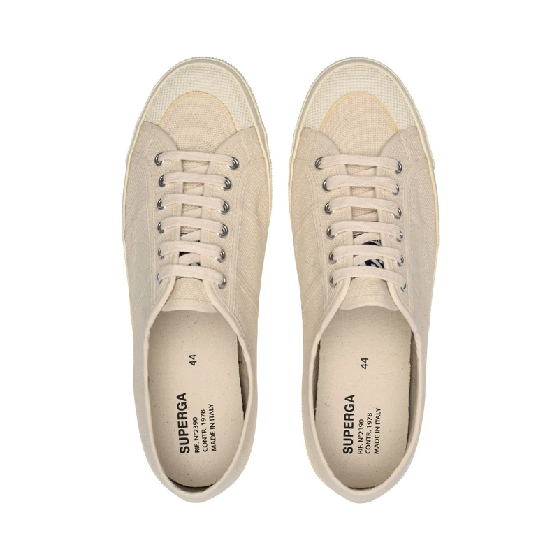2390 MADE IN ITALY - Le Superga - Low Cut - Unisex - Total Beige Raw