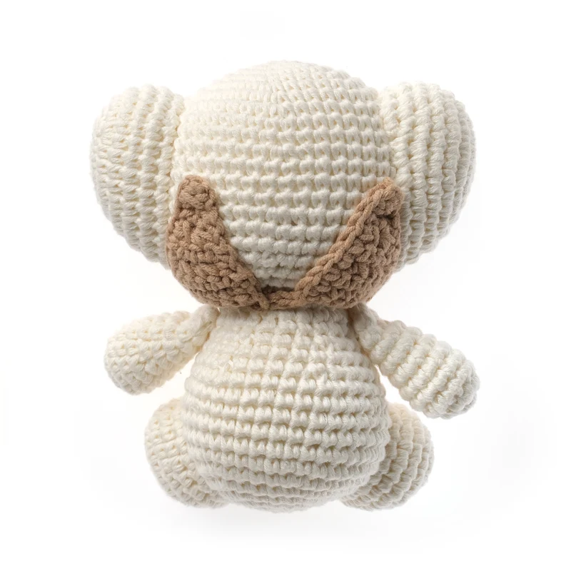 CROCHET COTTON TEDDY - Small Accessories - Toy - Unisex - White Avorio-Beige