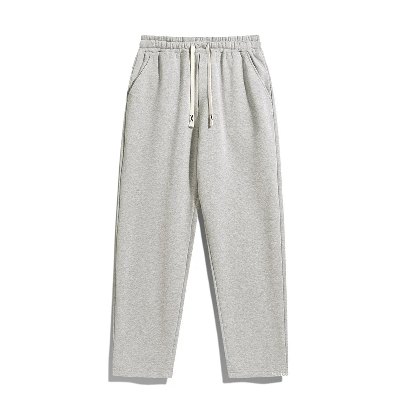 Herren Konisch zulaufende Fleece-Jogginghose mit elastischem Bund, Kordelzug & vorgeformten Knien Nord Taschen
