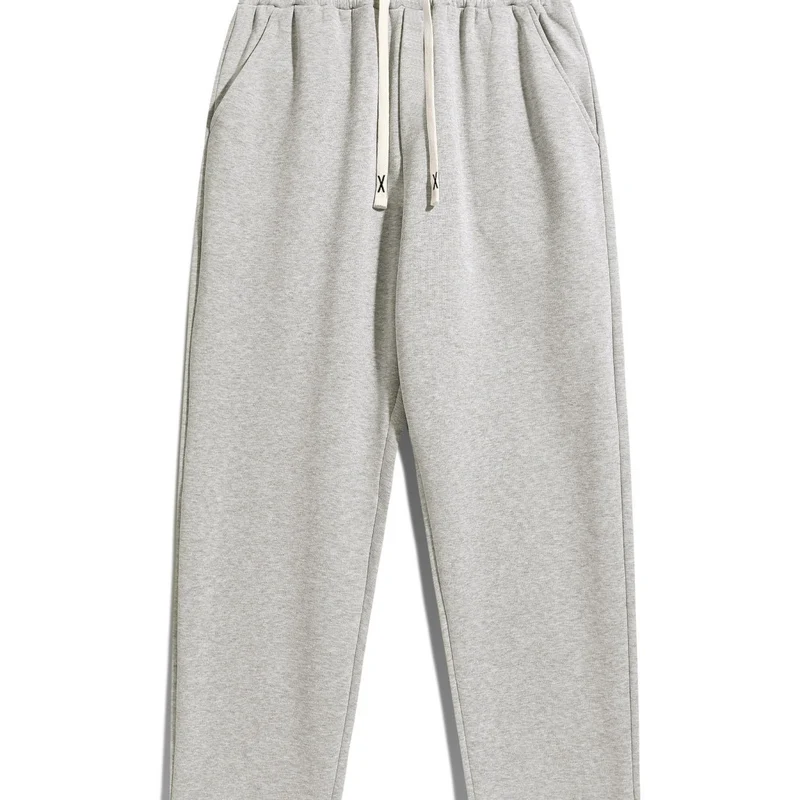 Herren Konisch zulaufende Fleece-Jogginghose mit elastischem Bund, Kordelzug & vorgeformten Knien Nord Taschen