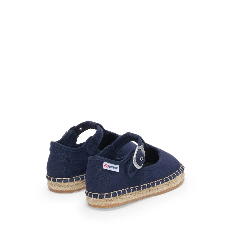3010 MARY JANE KIDS ESPADRILLAS - Espadrilles - Low Heel - Girl - Blue Navy-Natural