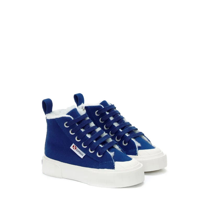 2696 KIDS STRIPE SUEDE - Sneakers - Mid Cut - Kid unisex - Blue Royal-FAvorio