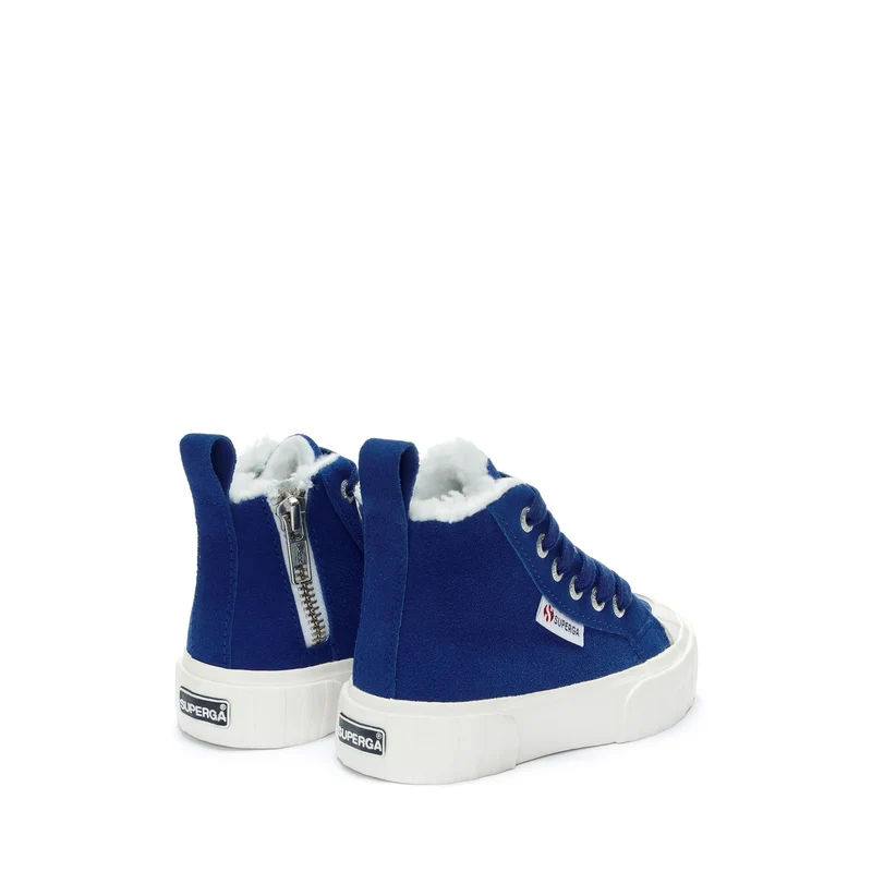 2696 KIDS STRIPE SUEDE - Sneakers - Mid Cut - Kid unisex - Blue Royal-FAvorio