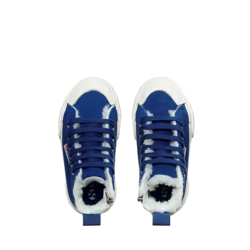 2696 KIDS STRIPE SUEDE - Sneakers - Mid Cut - Kid unisex - Blue Royal-FAvorio