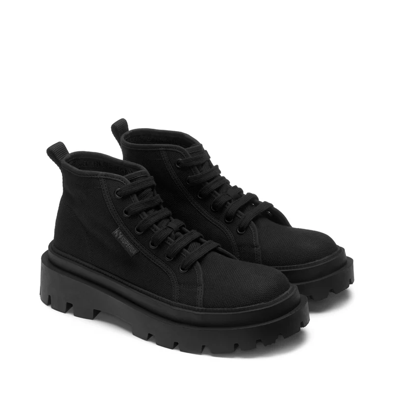 3052 ALPINA APEX MID - Ankle Boots - Laced - Woman - Total Black-Black