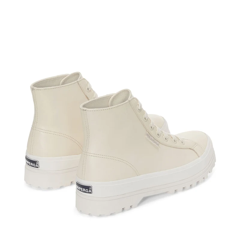 2341 ALPINA NAPPA - Ankle Boots - Laced - Unisex - Beige Natural Total-Matte-F Avorio