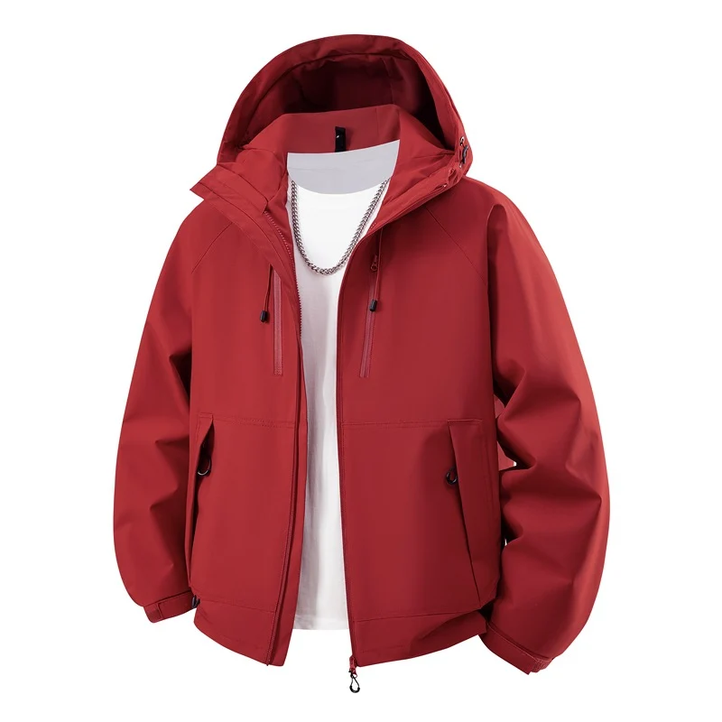 Herren Kapuzen-Softshelljacke mit wasserabweisender Membran, verstellbarer Kapuze & Utility‑Taschen Nord Taschen