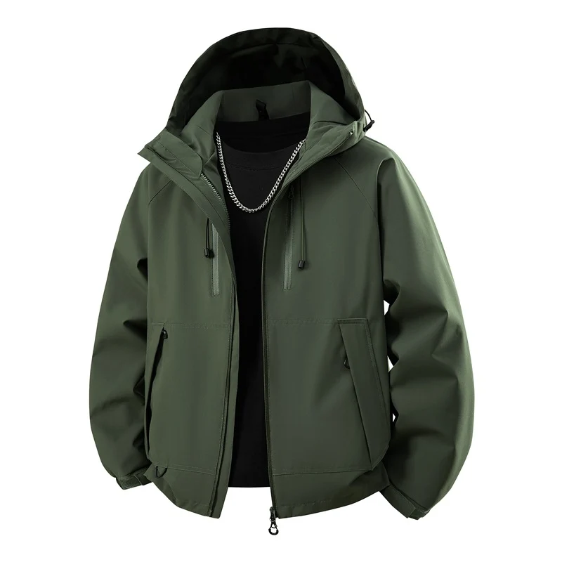 Herren Kapuzen-Softshelljacke mit wasserabweisender Membran, verstellbarer Kapuze & Utility‑Taschen Nord Taschen