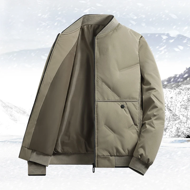 Herren Gepolsterte Thermo‑Bomberjacke mit winddichter Außenlage und warmem Futter Nord Taschen