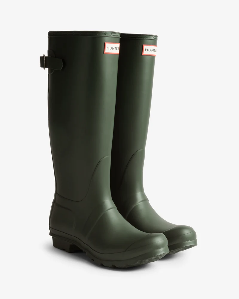 Original Tall Back Adjustable Gummistiefel Dunkelgrün (Damen)