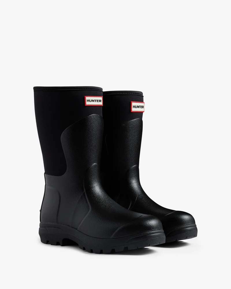 Balmoral Neoprene Short Gummistiefel Schwarz (Unisex)
