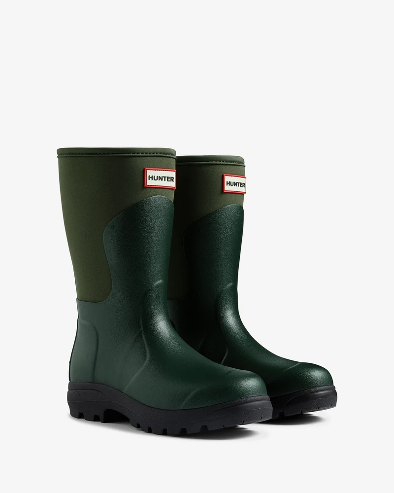 Balmoral Neopren Short Gummistiefel Grün (Unisex)