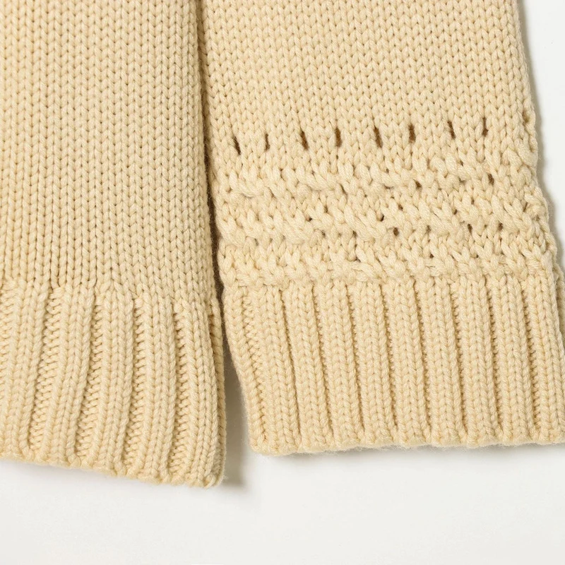 Damen Wickelcardigan mit Schalkragen, Grobstrick und Bindegürtel Nord Taschen