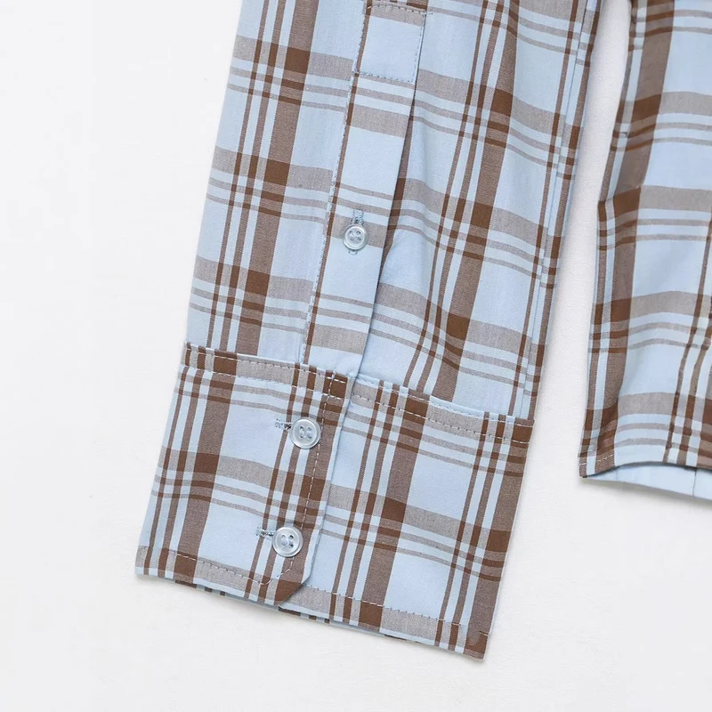 Damen Wickelbluse mit Knoten-Detail und klassischem Hemdkragen Nord Taschen