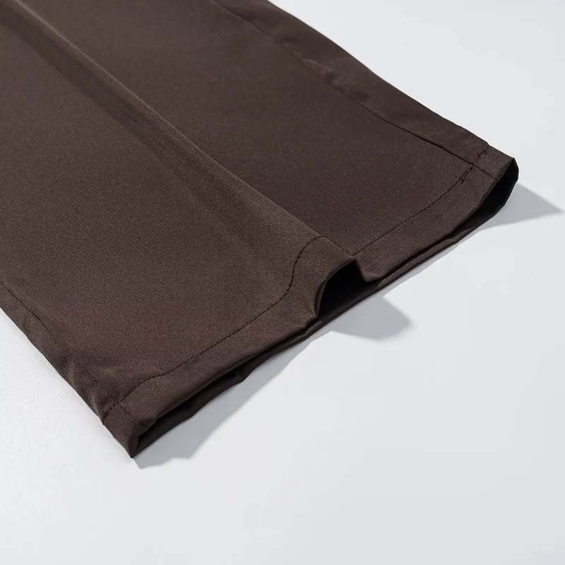 Damen Weite Palazzohose mit elastischem Bund und fließender Satin‑Optik Nord Taschen