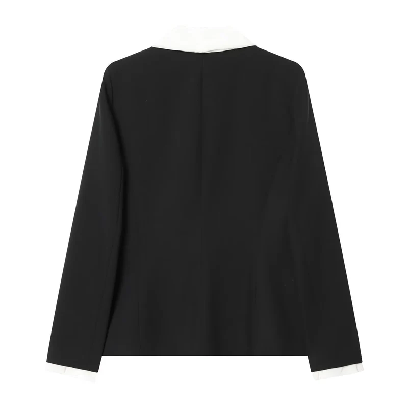 Damen Weite High‑Waist-Hose mit elastischem Bund, Bügelfalte und Seitentaschen Nord Taschen