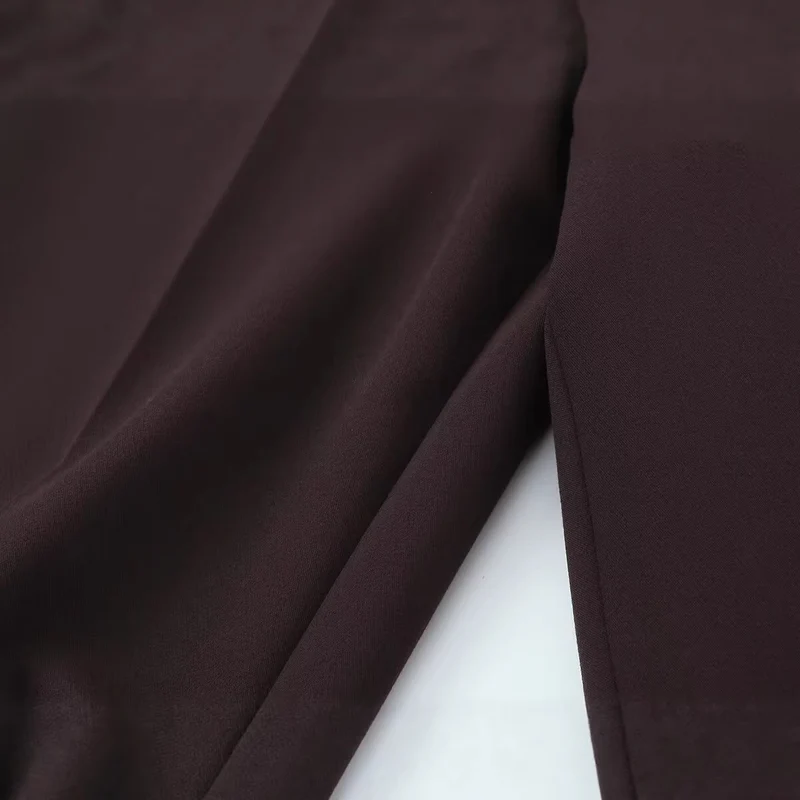 Damen Weite High‑Waist‑Hose mit Bundfalte und seitlichen Beinschlitzen Nord Taschen
