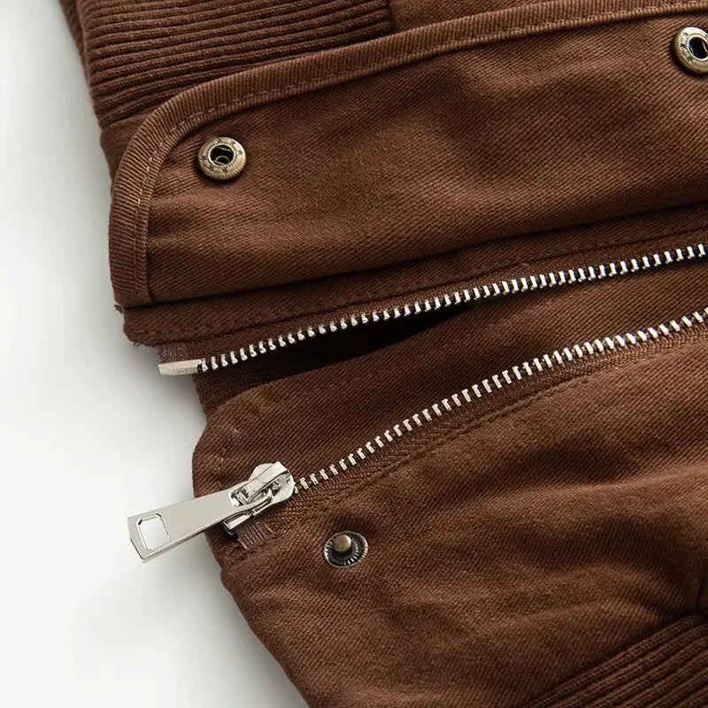 Damen Wattierte Parka-Jacke mit Teddyfutter und Kunstpelzkapuze Nord Taschen