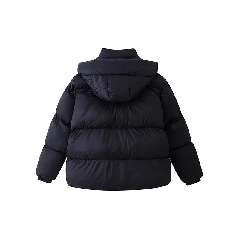 Damen Wattierte Oversize-Parka mit XXL-Kapuze und Klappentaschen Nord Taschen
