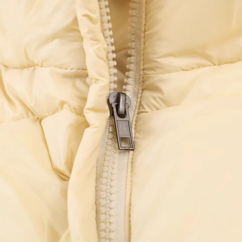 Damen Wattierte Kurzjacke mit Tunnelzug‑Taillierung und hohem Stehkragen Nord Taschen