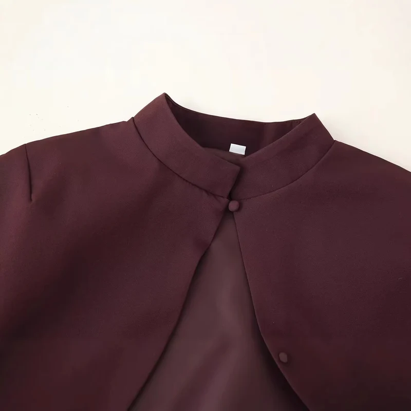 Damen Top mit Capelet-Überwurf und taillierter Peplum‑Silhouette Nord Taschen