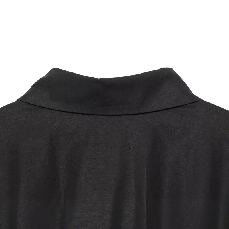 Damen Taillierte Hemdbluse mit Schößchen und Wiener Nähten Nord Taschen