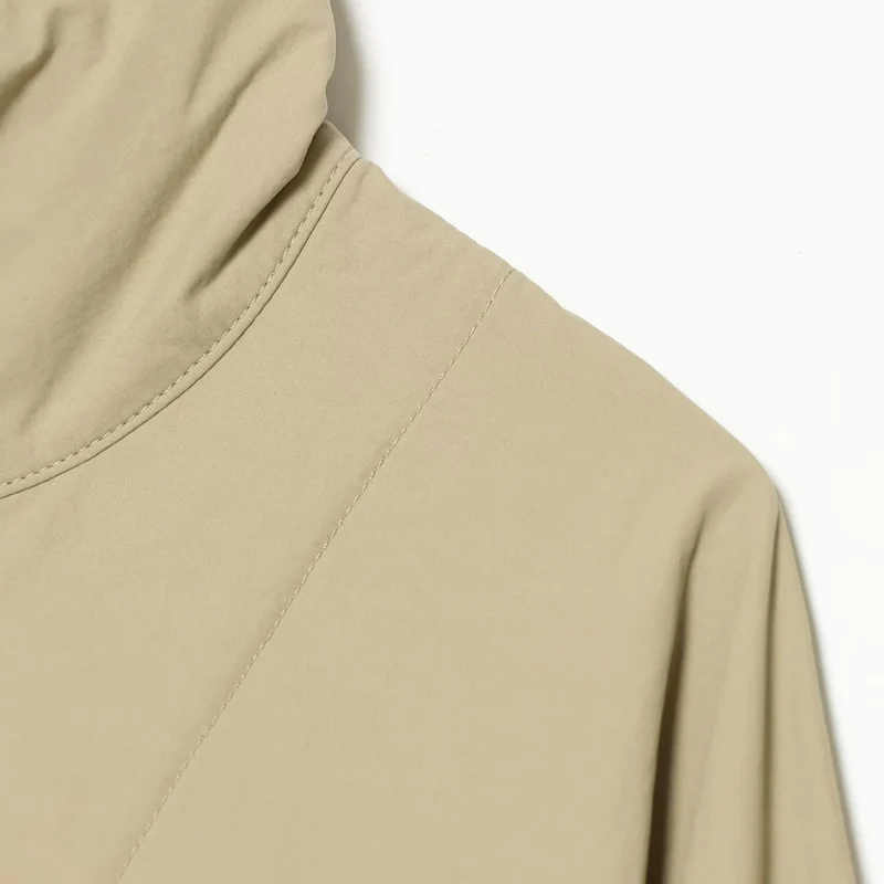 Damen Oversized Regenjacke im Cape‑Stil mit Stehkragen und Druckknopfblende Nord Taschen