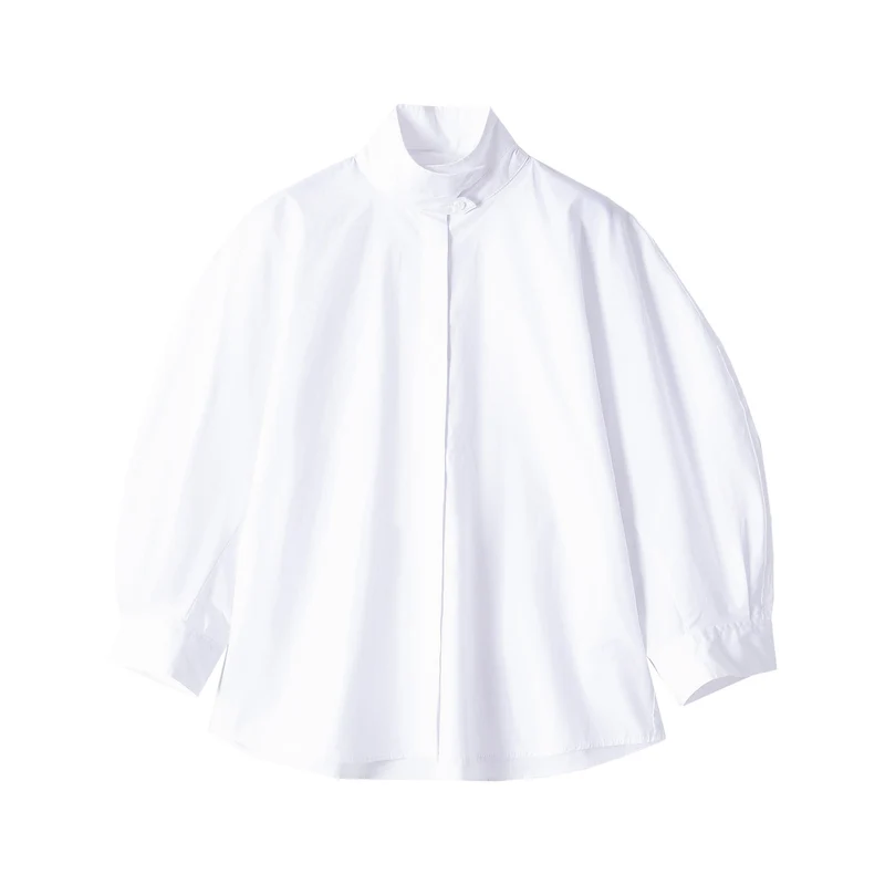 Damen Oversized Kurzjacke mit Stehkragen und weiten Raglanärmeln Nord Taschen